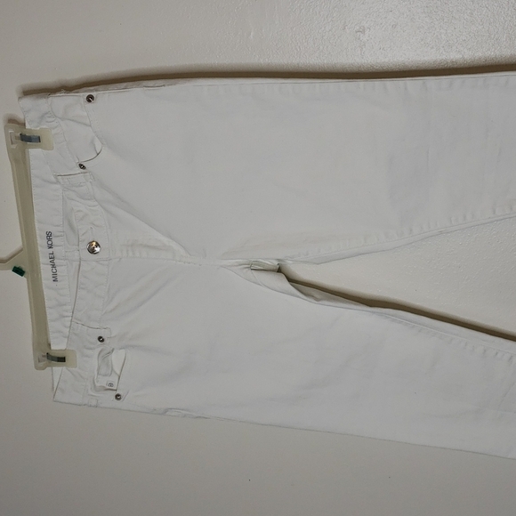 NEW Michael Kors Selma Skinny Jeans White Slim Jeans Summer Womens Barbiecore - Picture 8 of 16